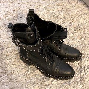 Sam Edelman Combat Boots with Studs (7.5)
